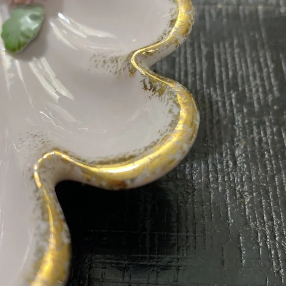 Vintage Lefton Pink Shell Trinket Dish! - Picture 5 of 5